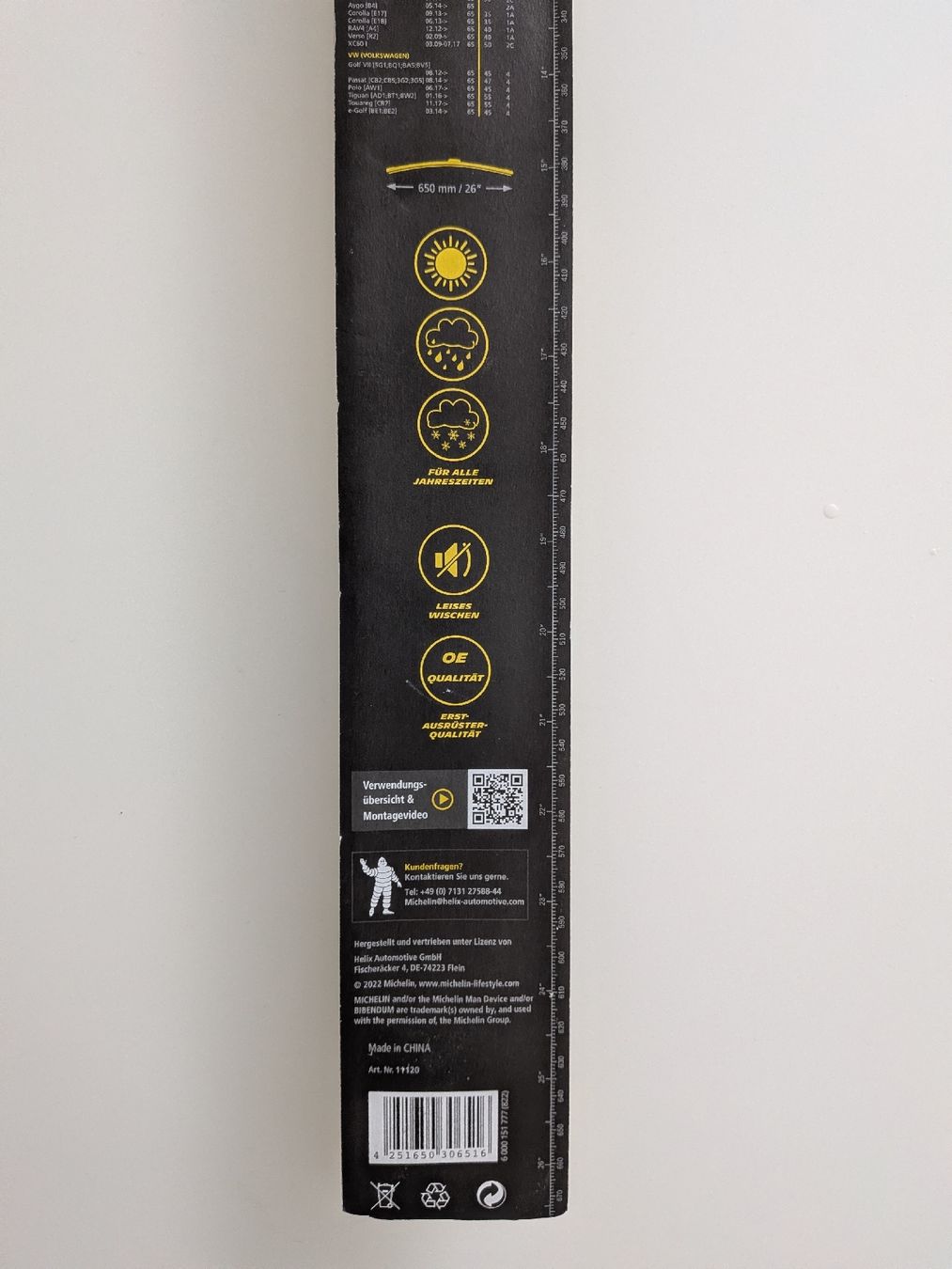 Michelin Tutti pezzi di ricambio auto: Scheibenwischer 65 Multi Fit Michelin – Nuovo e nell'imballaggio originale da Hochfelden venduto da rub_rnw5 2