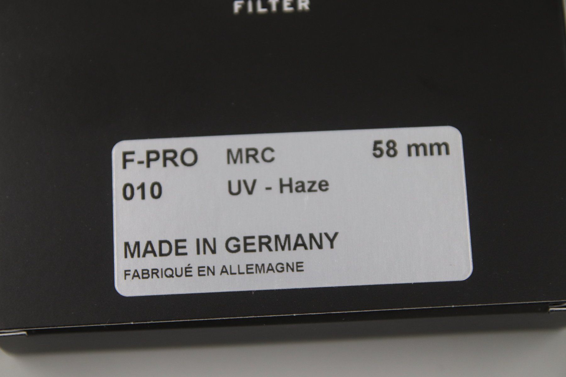 Filter: B+W UV Filter 58mm UV Haze F-PRO – Gebraucht aus Zofingen von OWYSSAG 2