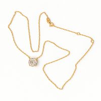 3,63ct Diamant-Halskette | 14K Gold | wie neu