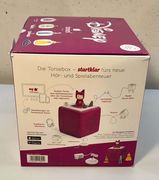Livres audio: Toniebox - Extrapack Disney Prinzessinnen inklusive 4 Tonies – Neuf avec emballage d'origine à Rechthalten par hosme_be 4