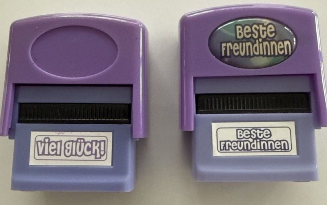 Stempel: Stempel Set "Beste Freundinnen" und "Viel Glück" – Neu (gemäss Beschreibung) aus Freidorf TG von nad_fxh7