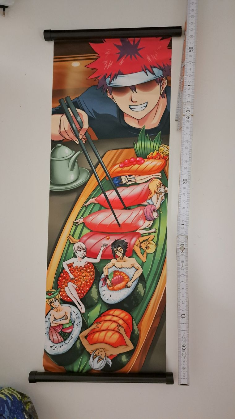 Gemälde: Food Wars Anime Banner – Neu (gemäss Beschreibung) aus Waltenschwil von Catlady