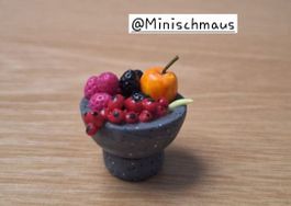 Früchteschale alles Handgemacht auch die Schale