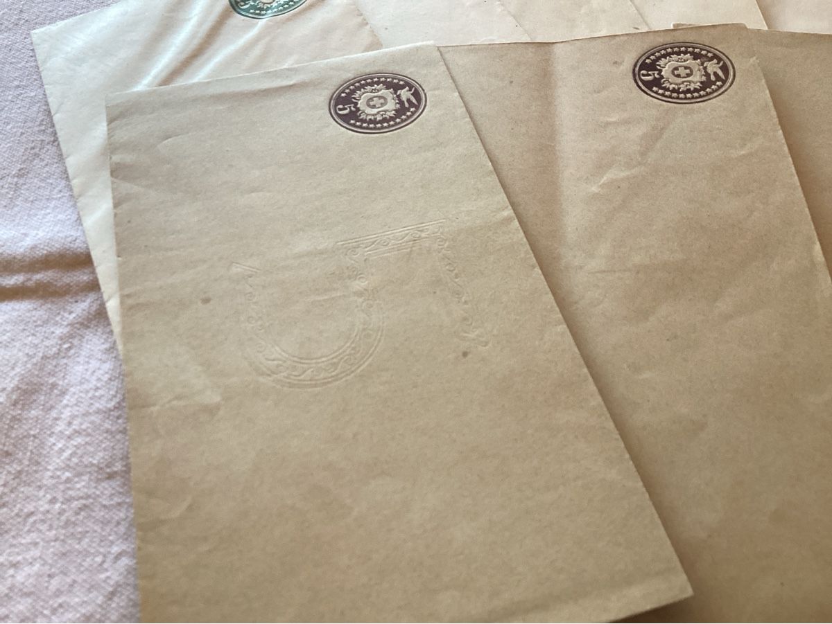Alle Briefmarken: Tubeli entier neuf 9 pièces en lot – Gebraucht aus Luc (Ayent) von Rebouille 1