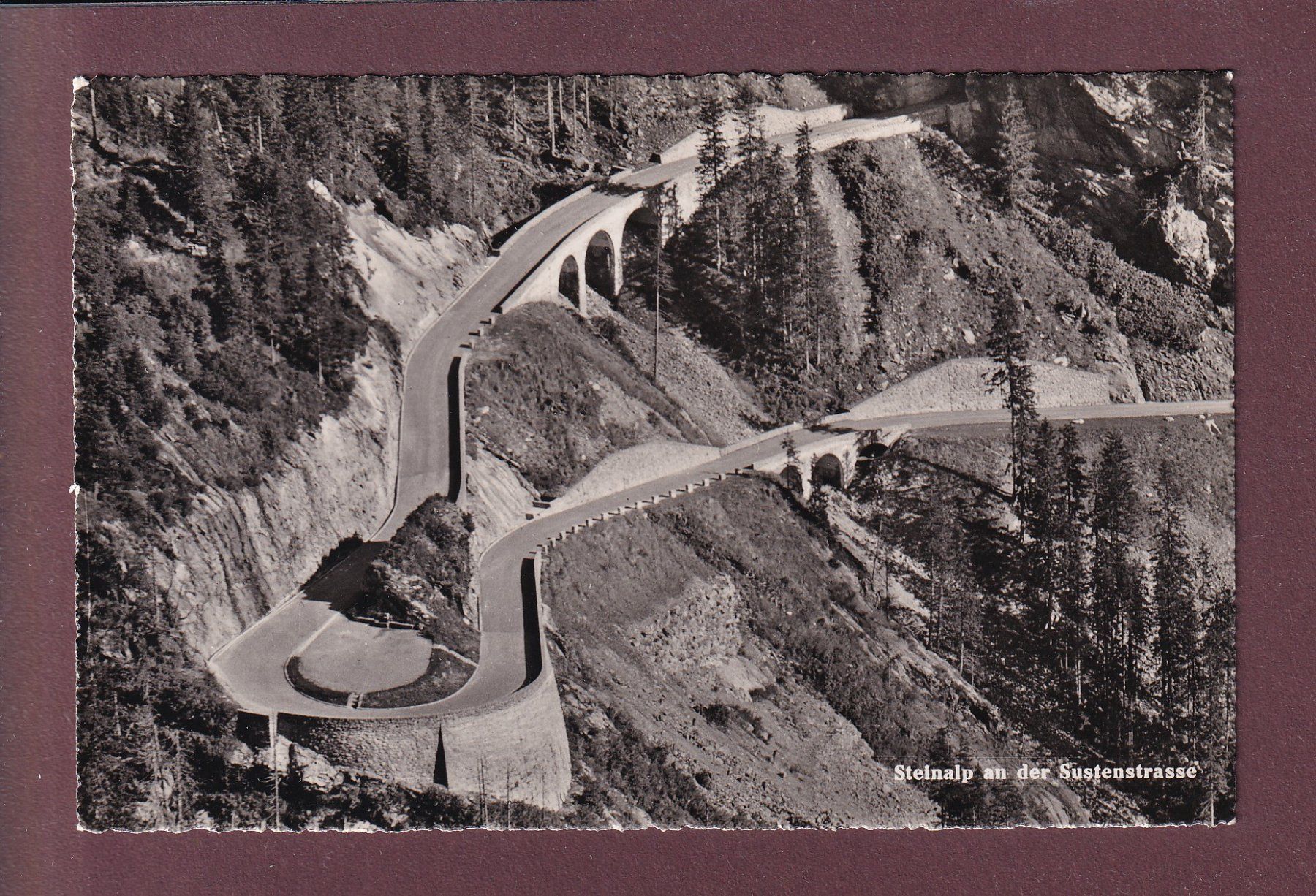 Ansichtskarten: STEINALP an der Sustenstrasse – Gebraucht aus Pully von nicecards