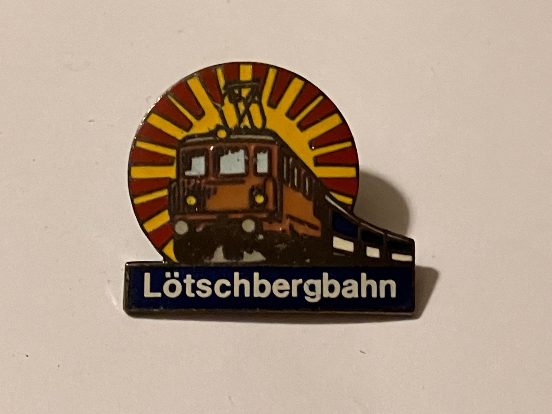 Placchette & Badge: 1 Pin Lötschberg Bahn – Usato da Basel venduto da djwwpp