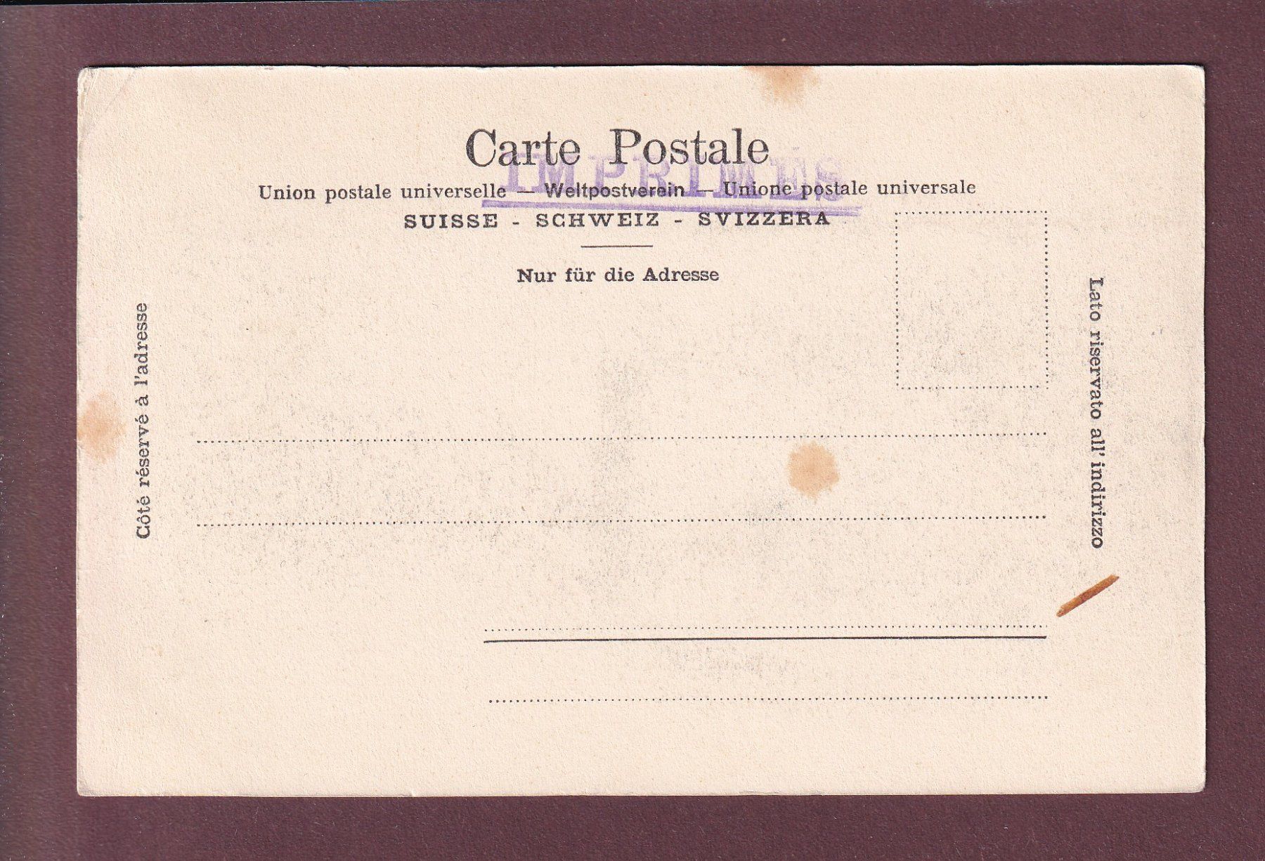Cartoline postali: LAC SEEALP - Poème – Usato da Pully venduto da nicecards 1