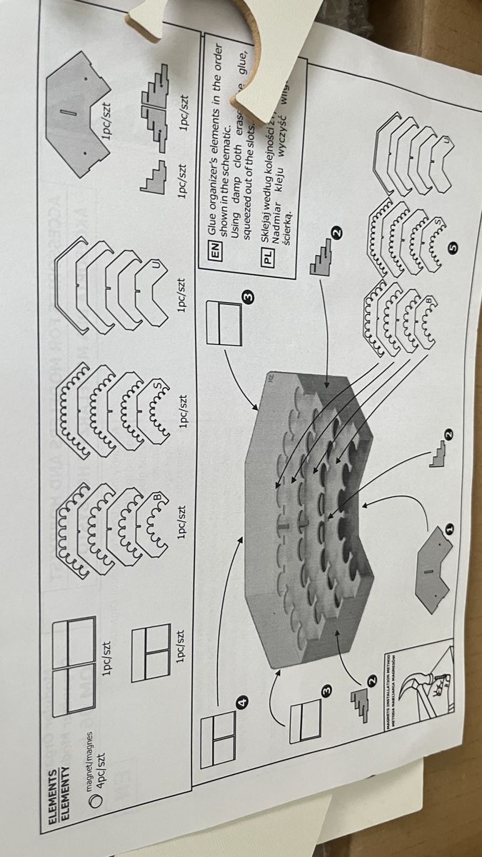Kit bricolage: modularen Farb- oder Pinsel-Organizer – Nuovo e nell'imballaggio originale da Ebikon venduto da Gismo0