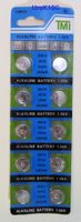 10 Stück AG13 / LR44 / SR44 / 357 Alkaline Batterien
