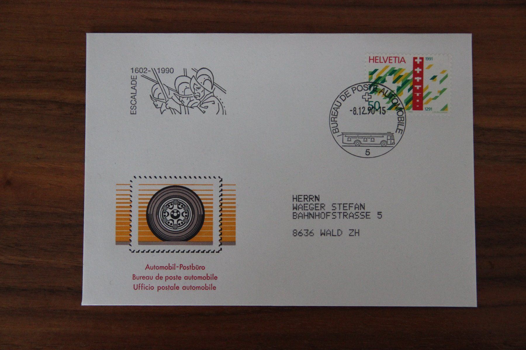 Alle Briefmarken: Schweiz 1990 - Escalade 1602-1990 – Neu (gemäss Beschreibung) aus Jona von Southafrica07