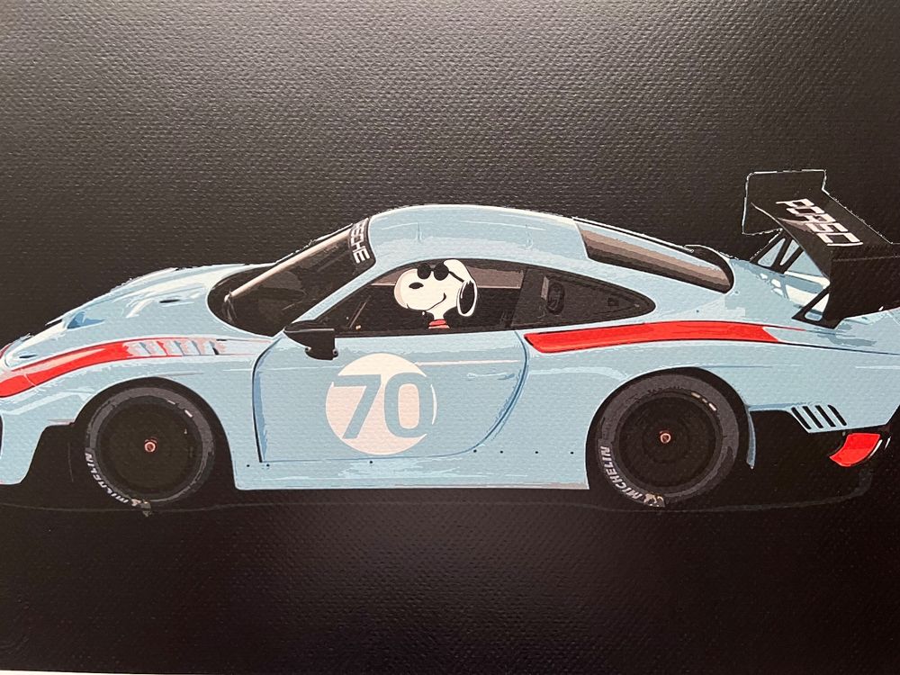 【DEATH NYC】SNOOPY Porsche935gulf DEATH NYC « Snoopy Porsche 935 » 70/100 (Neu (gemäss