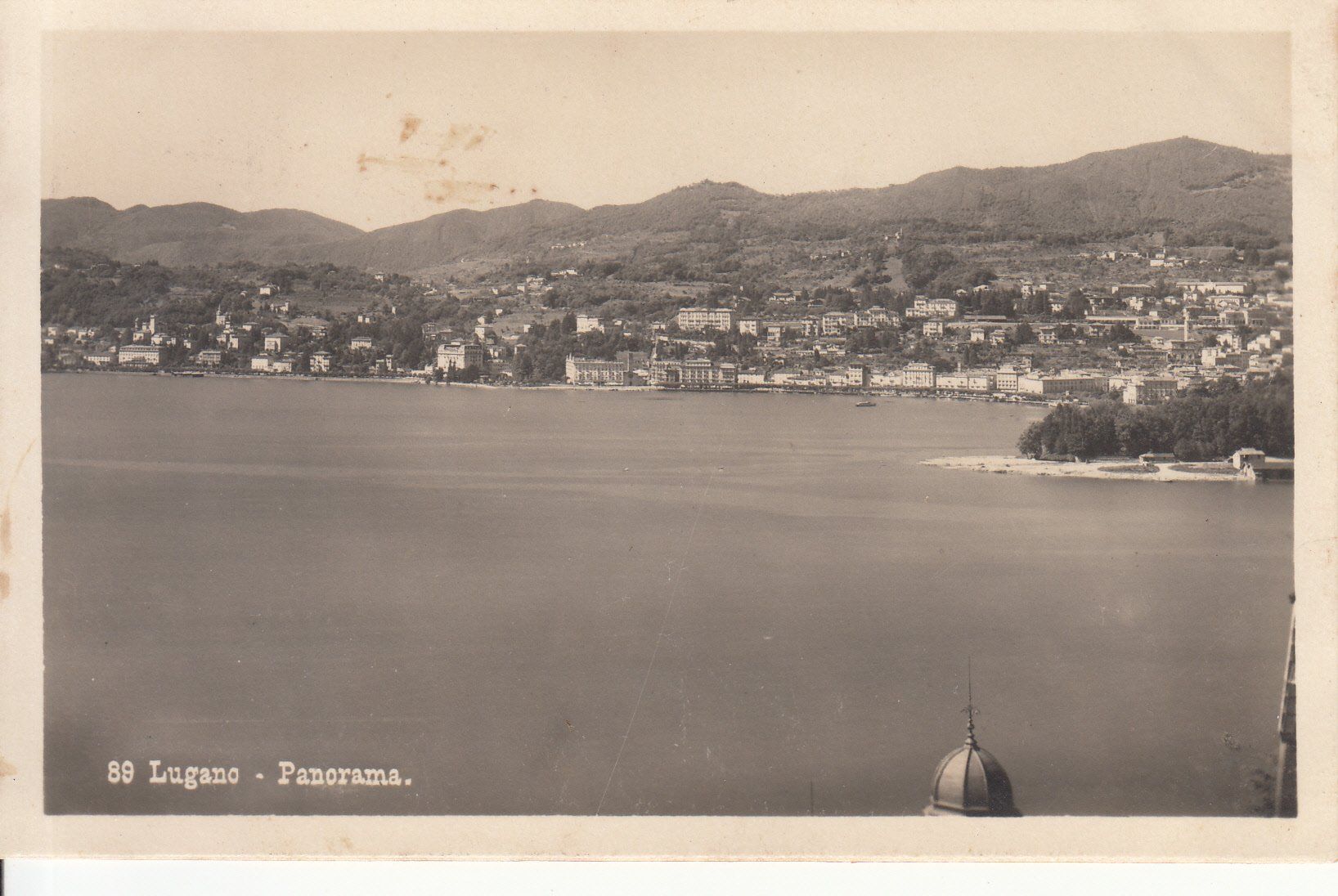 Ansichtskarten: Lugano 1935 – Gebraucht aus Bürglen TG von StampGraf