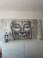 Elegantes Buddha-Wandbild in Grautönen von Maisons du Monde
