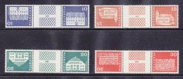 1970 -1973  Satz  Kehrdrucke mit Bogennummern  ** Postfrisch