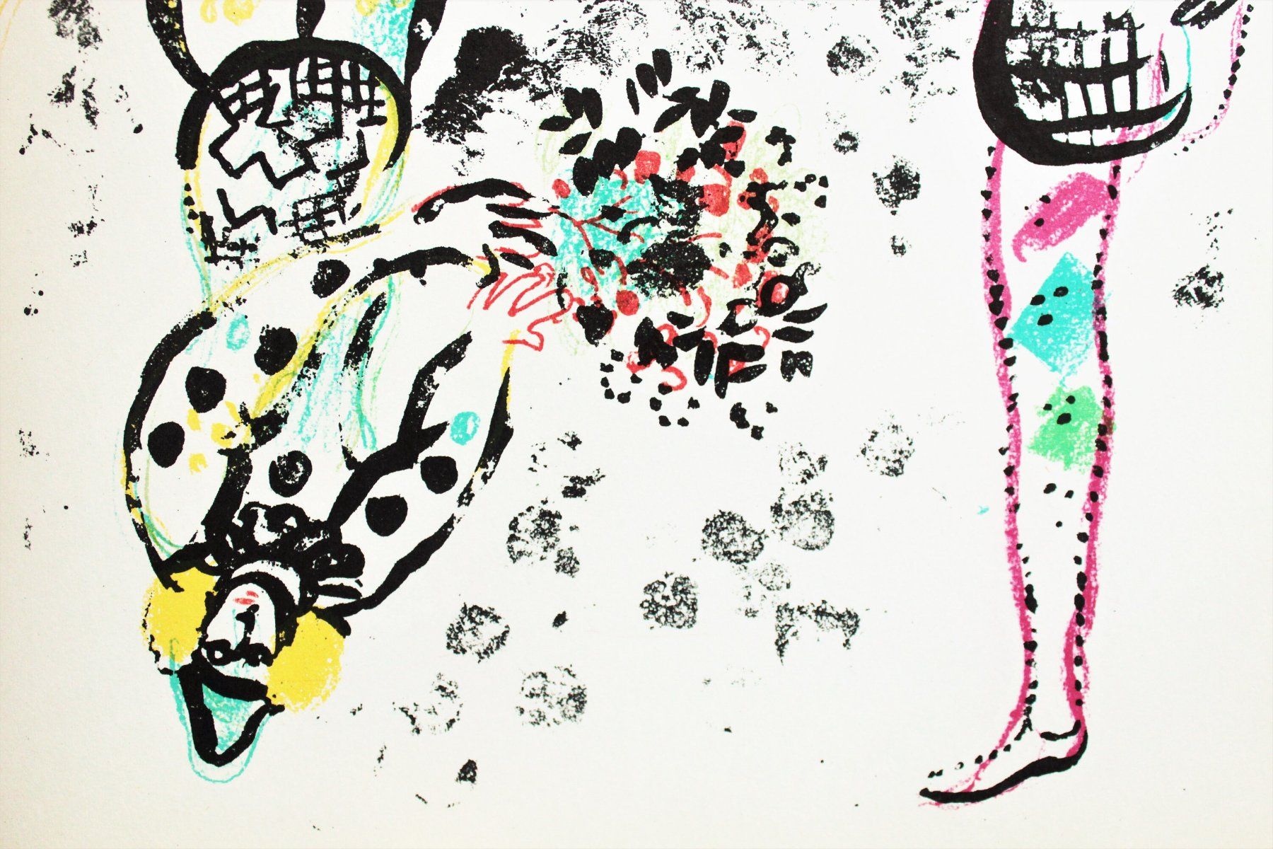 Grafica & Litografie: Marc Chagall - Spiel der Akrobaten - Lithographie 1963 – Usato da Ponte Tresa venduto da 11GalleriaAlterEgo11 8