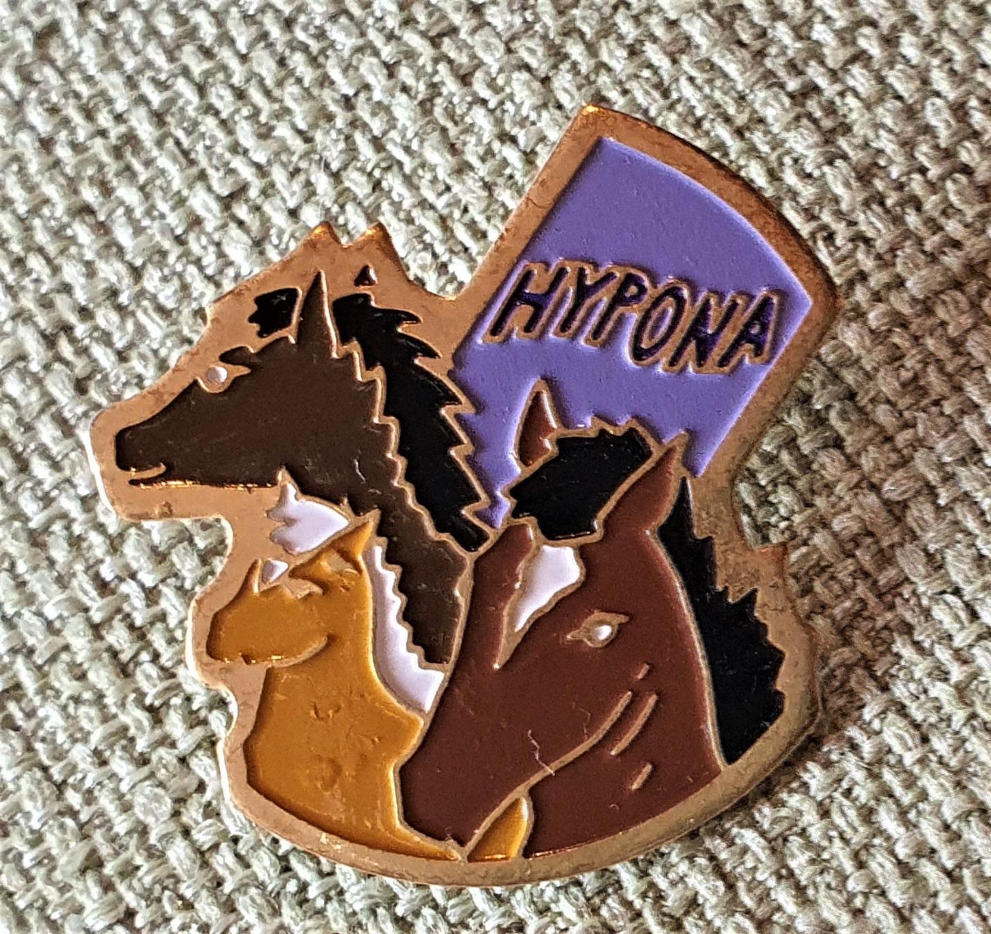Placchette & Badge: G673 - Pin Pferd Hypona – Usato da Reinach BL venduto da Boston-Verkauf
