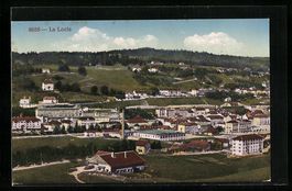 Le Locle, Ortsansicht aus der Vogelschau