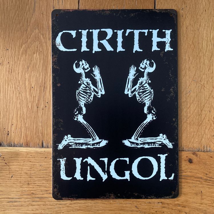 Blechschild 20x30cm CIRITH UNGOL Logo Heavy Metal Retro Rost | Kaufen ...