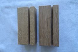 2 Stück Fotohalter, Kartenhalter aus Holz