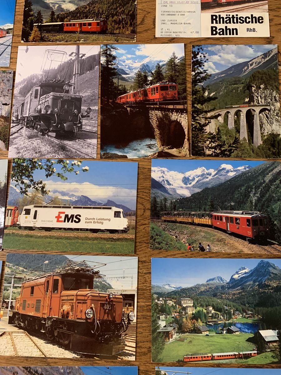 Bemo Trains électriques: Post-Ansichtskarten RhB, Set 1, Bemo – D'occasion à Winden par EmilNeu 2