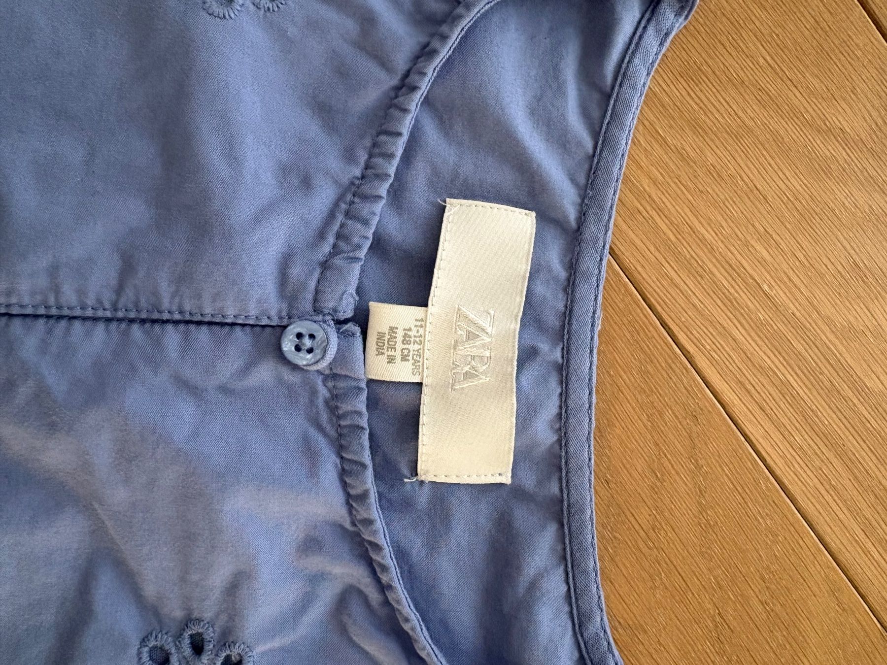Camicette, T-shirt & Top: Zara oberteil mädchen, gr. 148 Blau. – Usato da Meggen venduto da K.Rigert 3
