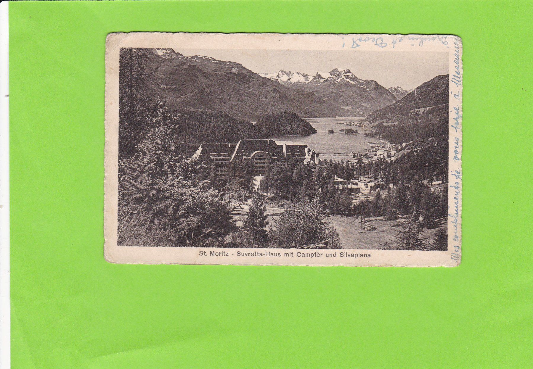 Cartoline postali: St. Moritz-Suvretta Haus – Usato da St. Peterzell venduto da neckertal