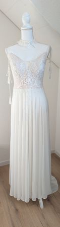 Traumhaftes Brautkleid Spitze Boho ca. Gr. 36/38