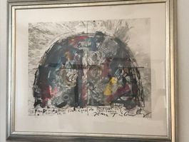Jean Tinguely, Serigraphie Handnummeriert 953/1800