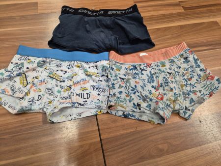 3 Jungen Boxershorts Gr. 152 Sanetta/Petit Bateau K35