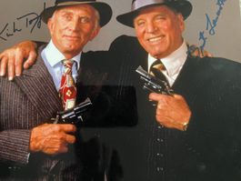 Kirk Douglas + Burt Lancaster - orig. sign. Grossfoto