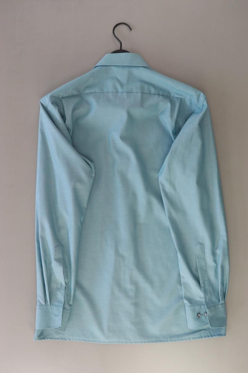 Chemises: Olymp Langarmhemd Gr. Hemdgröße 42 blau – D'occasion à Neustadt an der Waldnaab par SecondLifeFashion 1