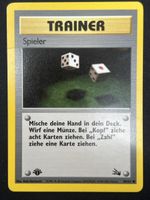 1. Edition Pokémon Karte Spieler Trainer 60/62 Fossil 🇩🇪