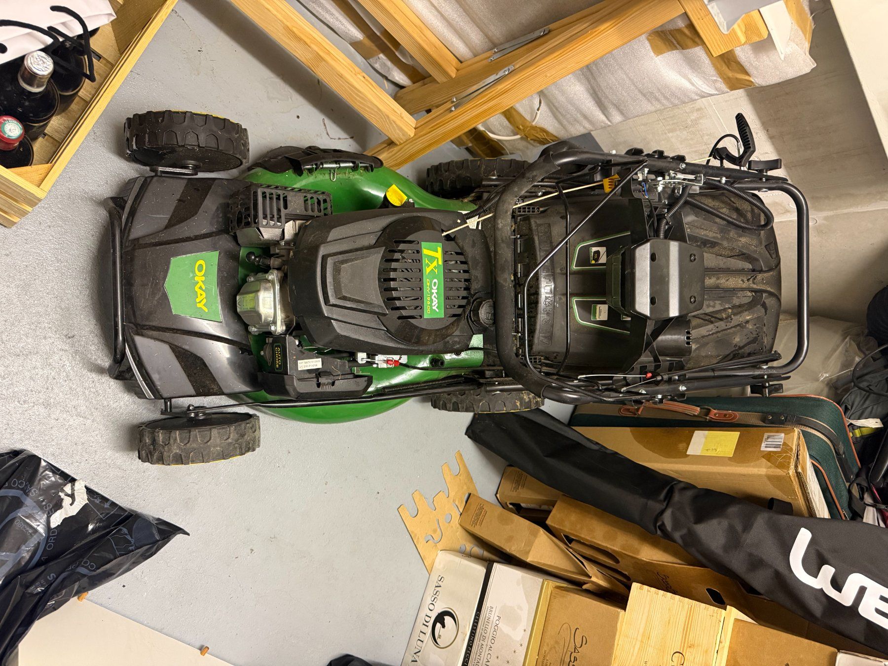 Rasenmäher: Rasenmäher OKAY OHV196 CC Benzin E-Start 6 PS – Gebraucht aus Wallisellen von Rhino79