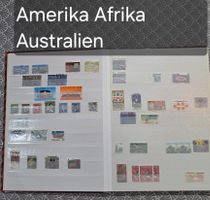 Briefmarken Album: Kanada, Amerika, Afrika, Australien