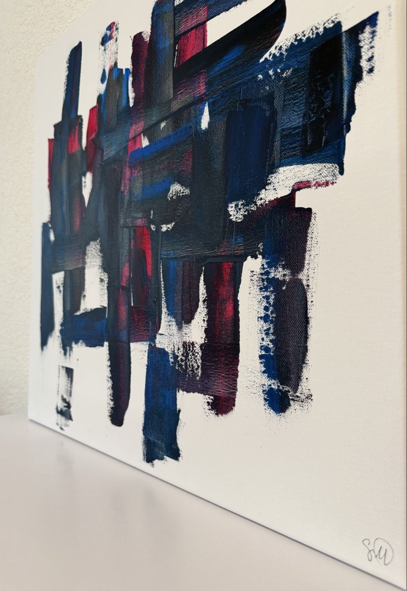 Gemälde: Original Acrylgemälde/Tableau abstrait “Violenza trattenuta” – Neu (gemäss Beschreibung) aus Cugnasco von EmozioniSuTela