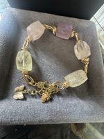 Armband mit Amethyst, Rosenquarz und Citrin 
