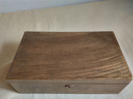 Holzschatulle / Holzkästchen antik