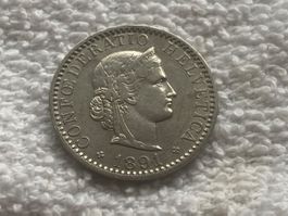 20 centimes/rappen 1891