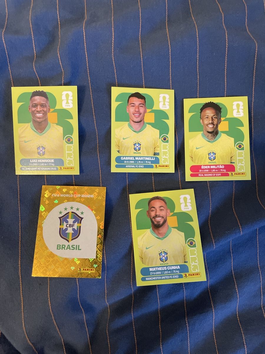 Panini Cartes à collectionner: BRA1,5,12,17,18 – Neuf (Voir description) à Weinfelden par kingofqueens03