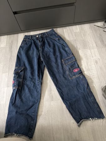 Coole Cargo Jeans im Y2K Style, neuwertig, Grösse 36