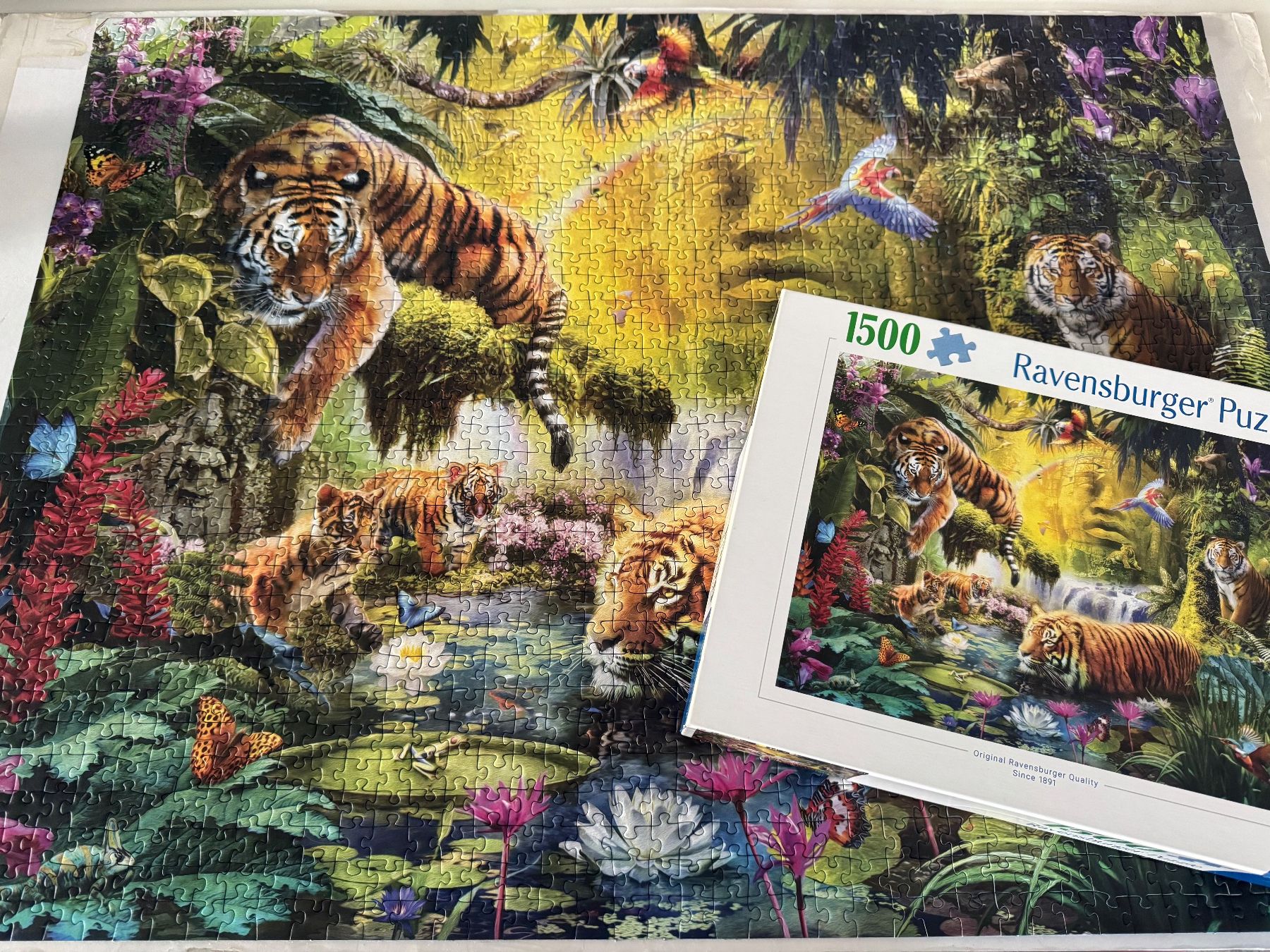 Ravensburger Puzzles: Ravensburger Puzzle Tiger – Gebraucht aus Frauenfeld von del_myr2 1