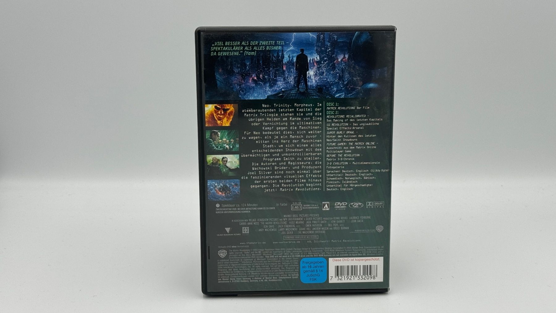 Tutti i DVDs: MATRIX REVOLUTIONS - Versand A-Post nur CHF 2.50! – Usato da Siblingen venduto da the_92m7 1