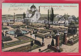 EXPO DU BRUXELLES 1910, SECTION ALLEMANDE