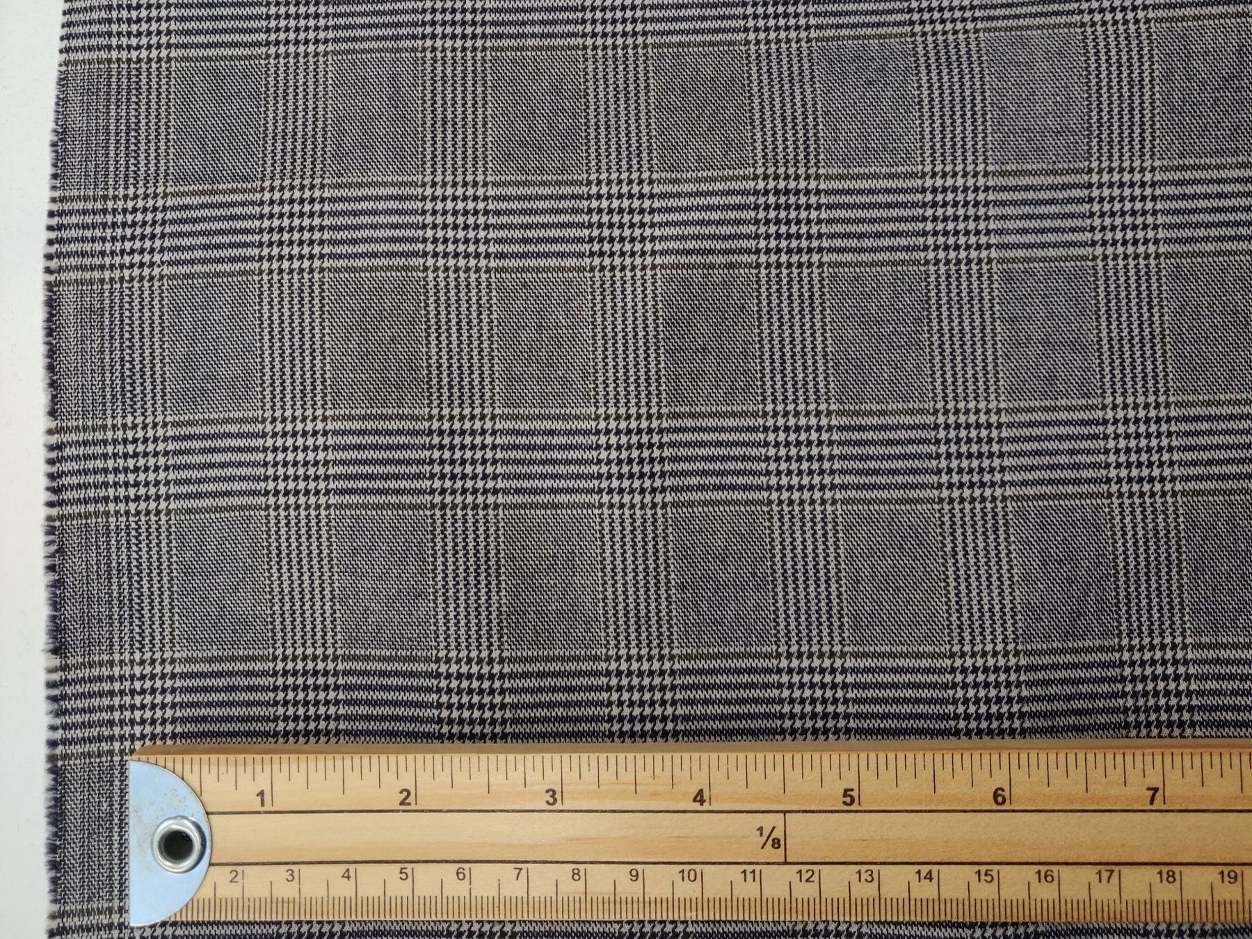 Stoffe: Anzug Stoff Baumwolle Elastan gewoben 1.75x1.50m blu gris – Neu (gemäss Beschreibung) aus Lufingen von Voyager7 7