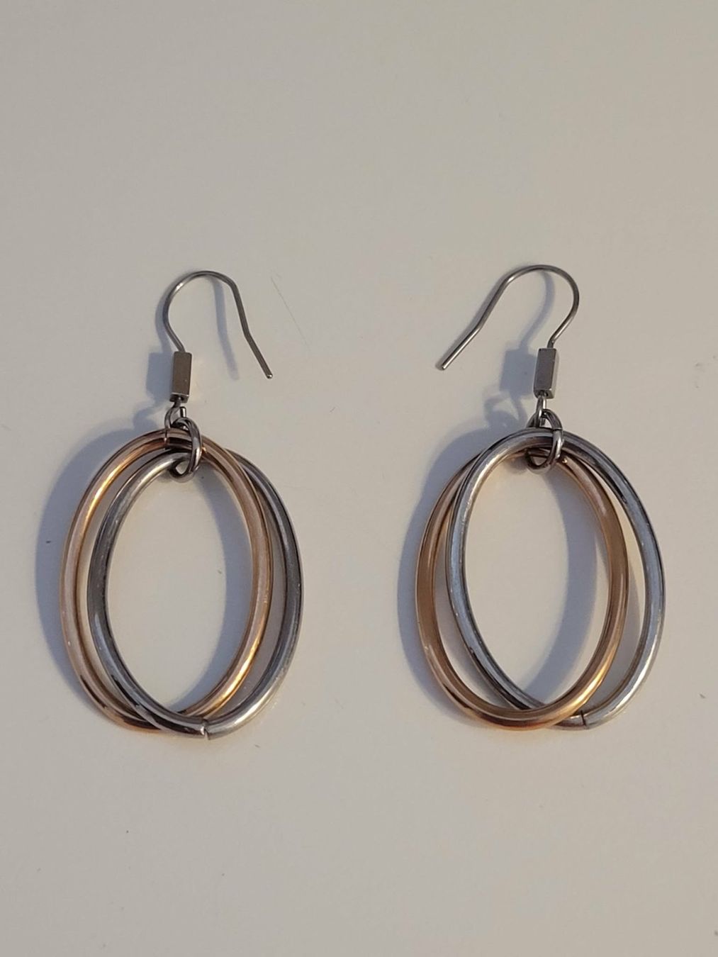 Boucles d'oreille: Edelstahl-Ohrhänger Bicolor NEU – Neuf (Voir description) à Balsthal par CatSpirit_65 2