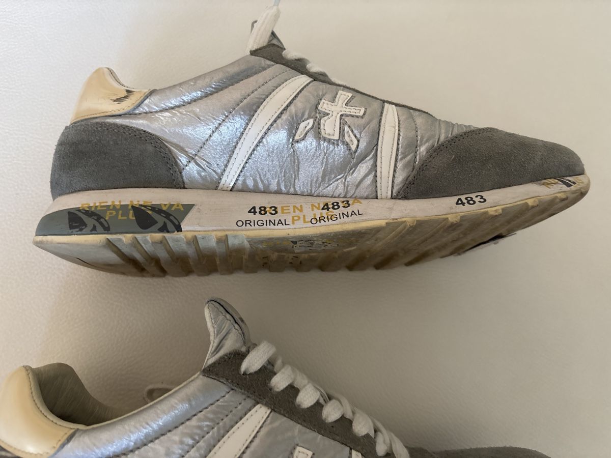 Scarpe da donna: Premiata Sneaker Gr. 40 Grau silber Herbst – Usato da langenthal venduto da rundholz7 5