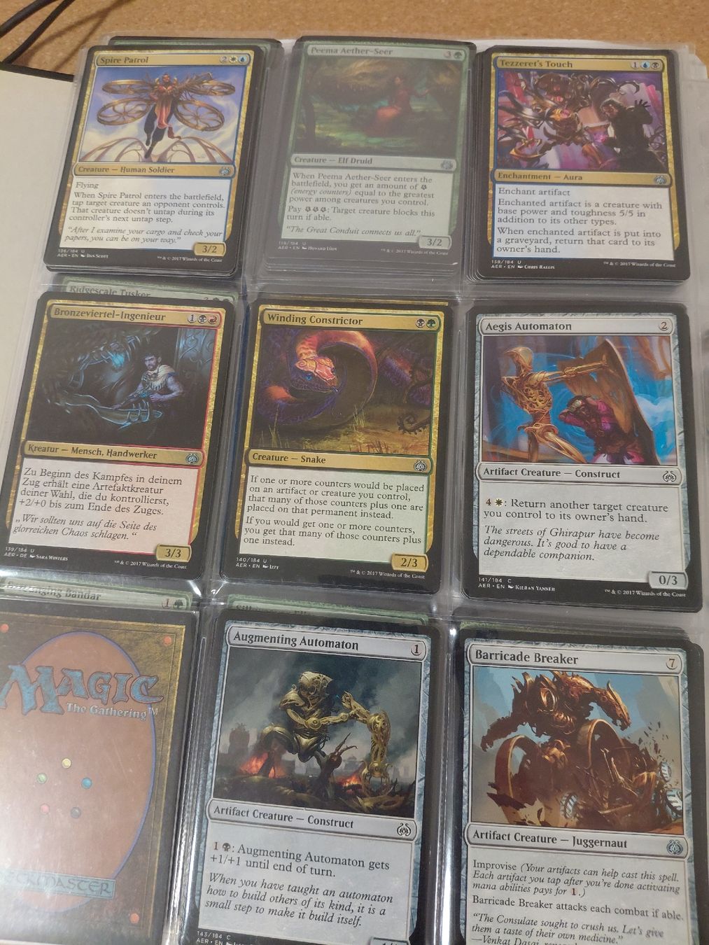 Magic The Gathering Carte collezionabili: Kaladesh und Aether revolt Ordner – Usato da Kehrsatz venduto da Jadeeeee 7