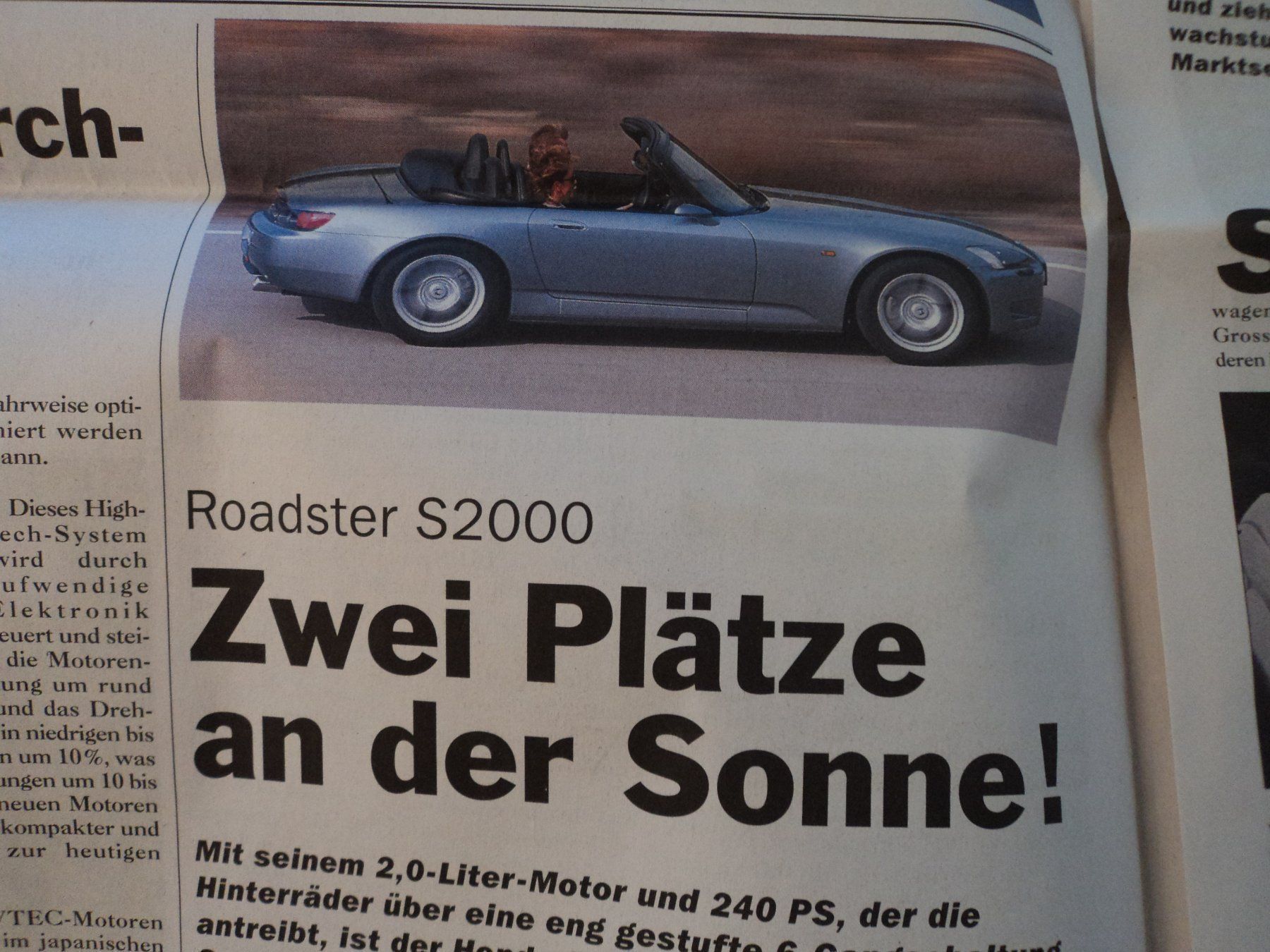 Honda Documenti: Prospekt Zeitung Honda Challenge 2001 – Usato da Schwarzenburg venduto da modelCARama