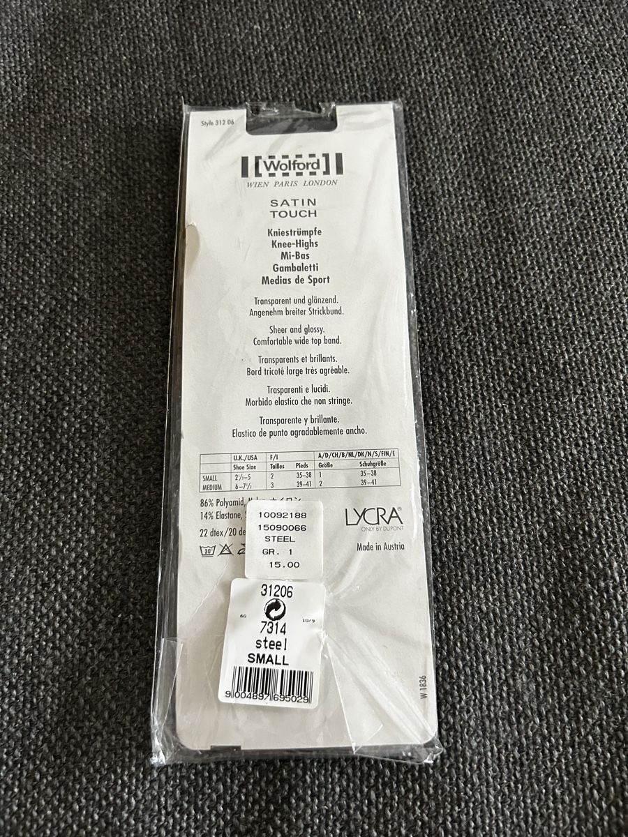 Calze: Wolford Kniestrümpfe S – Nuovo e nell'imballaggio originale da Zürich venduto da cos_b629 1