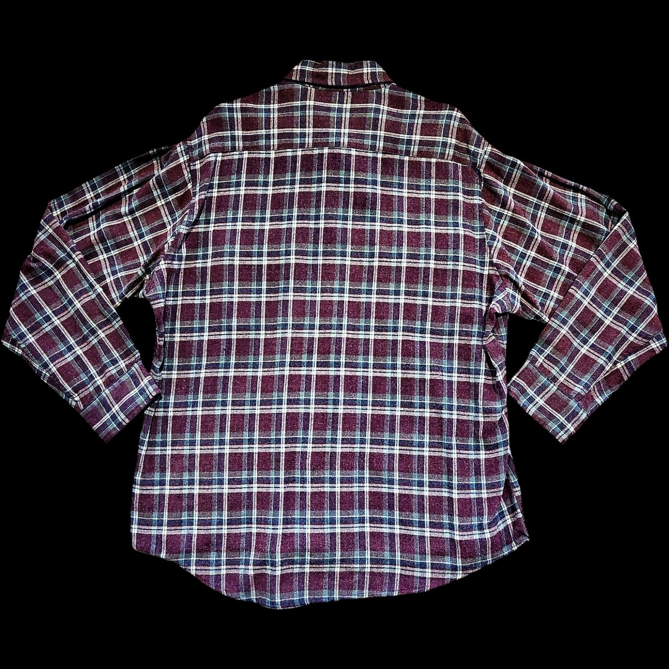 Camicie: Vintage Sears Roebuck Kariertes Flanell-Button-Down-Hemd - – Usato da Zug venduto da vinokilo 3